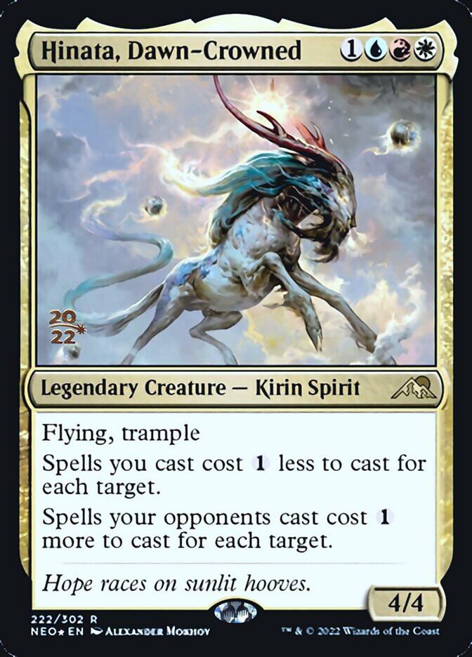 Hinata, Dawn-Crowned [Kamigawa: Neon Dynasty Prerelease Promos] | Jomio and Rueliete's Cards and Comics