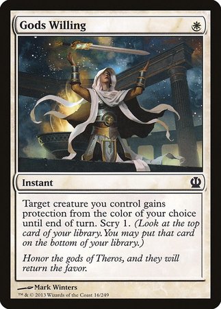 Gods Willing [Theros] | Jomio and Rueliete's Cards and Comics