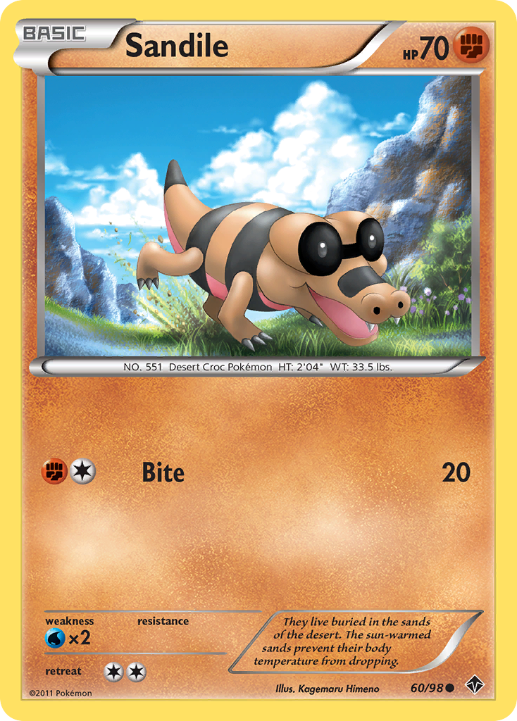 Sandile (60/98) [Black & White: Emerging Powers] | Jomio and Rueliete's Cards and Comics