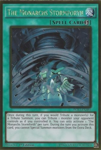 The Monarchs Stormforth [PGL3-EN085] Gold Rare | Jomio and Rueliete's Cards and Comics