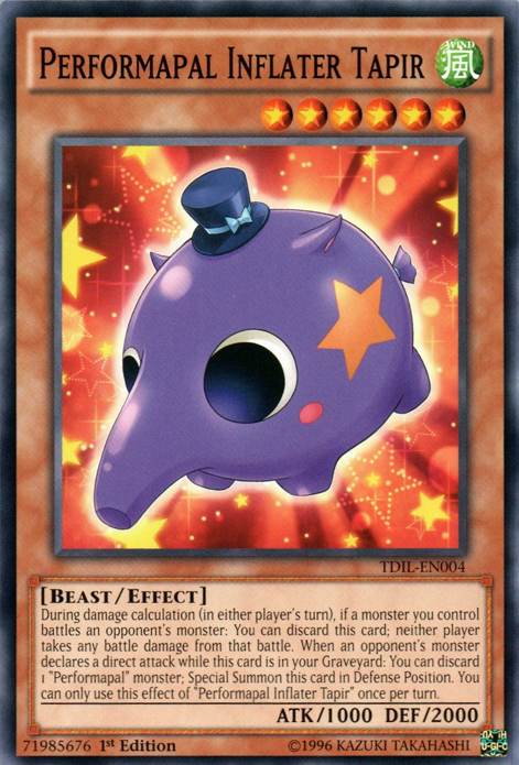 Performapal Inflater Tapir [TDIL-EN004] Common | Jomio and Rueliete's Cards and Comics