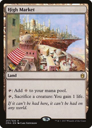 High Market [Commander Anthology] | Jomio and Rueliete's Cards and Comics