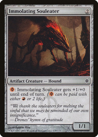 Immolating Souleater [New Phyrexia] | Jomio and Rueliete's Cards and Comics