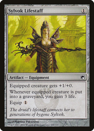 Sylvok Lifestaff [Scars of Mirrodin] | Jomio and Rueliete's Cards and Comics