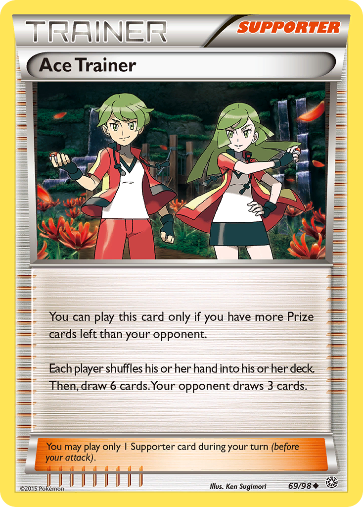 Ace Trainer (69/98) [XY: Ancient Origins] | Jomio and Rueliete's Cards and Comics