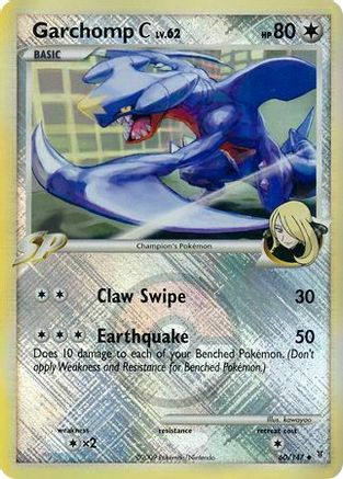 Garchomp C (60/147) (League Promo) [Platinum: Supreme Victors] | Jomio and Rueliete's Cards and Comics