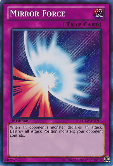 Mirror Force [LCYW-EN091] Secret Rare | Jomio and Rueliete's Cards and Comics