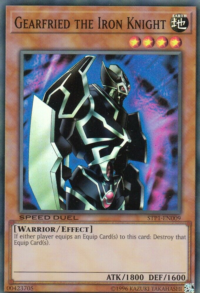 Gearfried the Iron Knight [STP1-EN009] Super Rare | Jomio and Rueliete's Cards and Comics