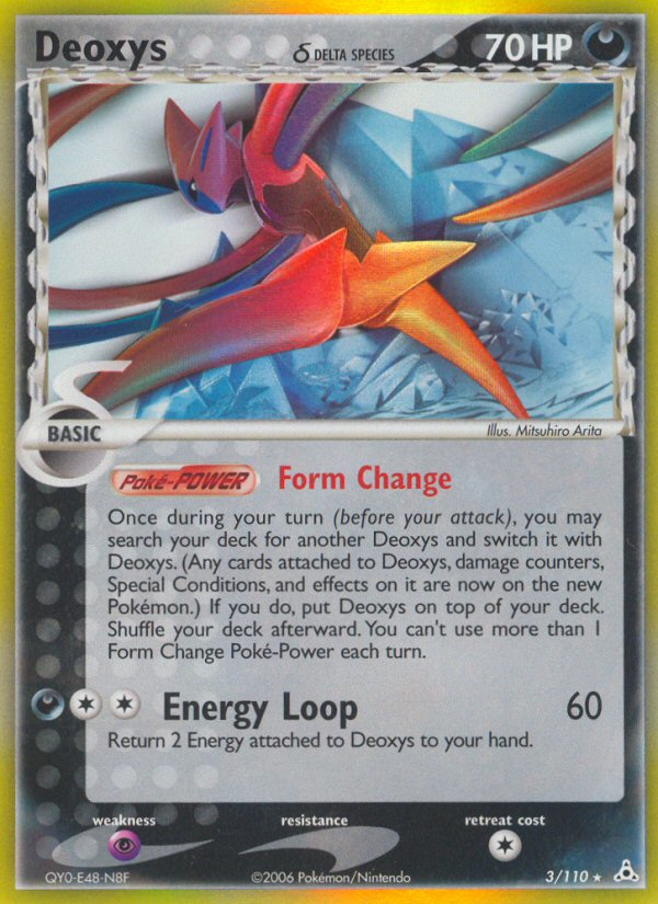 Deoxys (3/110) (Delta Species) [EX: Holon Phantoms] | Jomio and Rueliete's Cards and Comics