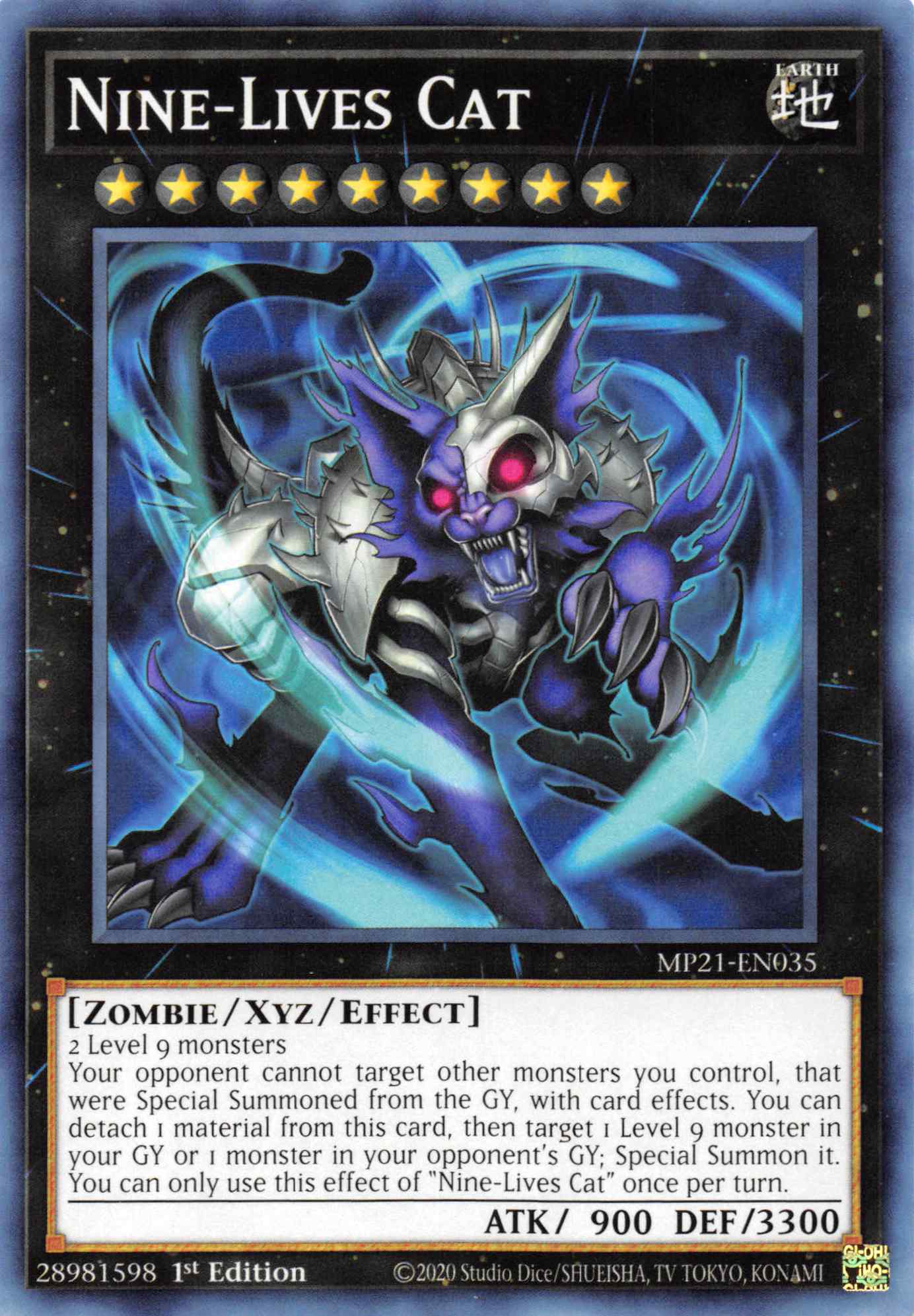 Nine-Lives Cat [MP21-EN035] Common | Jomio and Rueliete's Cards and Comics