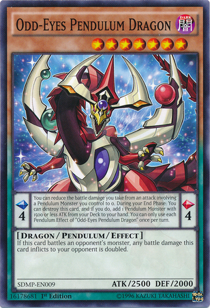 Odd-Eyes Pendulum Dragon [SDMP-EN009] Common | Jomio and Rueliete's Cards and Comics