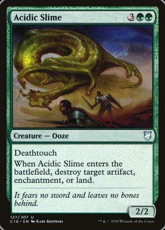 Acidic Slime [Commander 2018] | Jomio and Rueliete's Cards and Comics