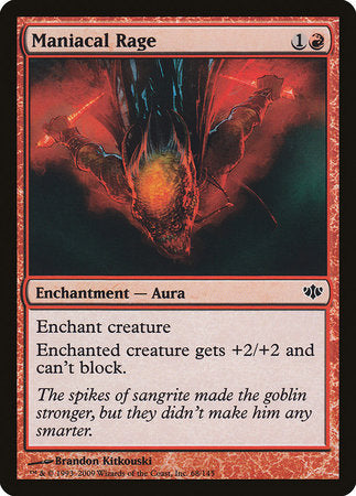 Maniacal Rage [Conflux] | Jomio and Rueliete's Cards and Comics