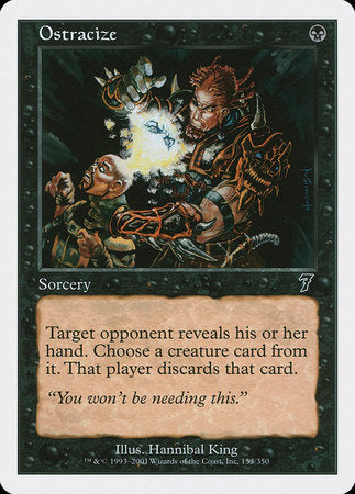Ostracize [Seventh Edition] | Jomio and Rueliete's Cards and Comics