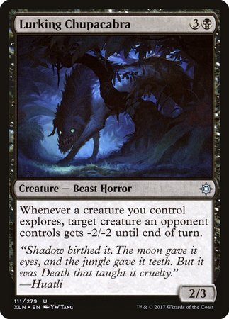Lurking Chupacabra [Ixalan] | Jomio and Rueliete's Cards and Comics
