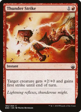 Thunder Strike [Battlebond] | Jomio and Rueliete's Cards and Comics
