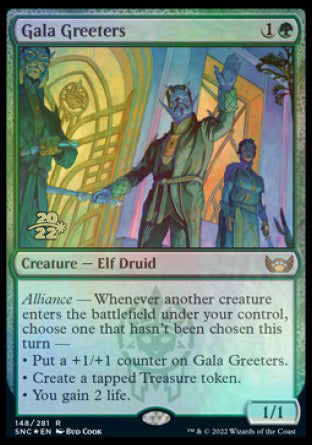 Gala Greeters [Streets of New Capenna Prerelease Promos] | Jomio and Rueliete's Cards and Comics
