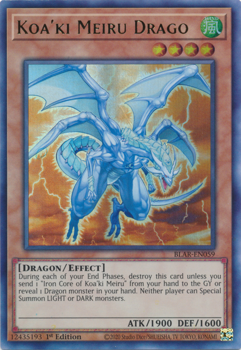 Koa'ki Meiru Drago [BLAR-EN059] Ultra Rare | Jomio and Rueliete's Cards and Comics