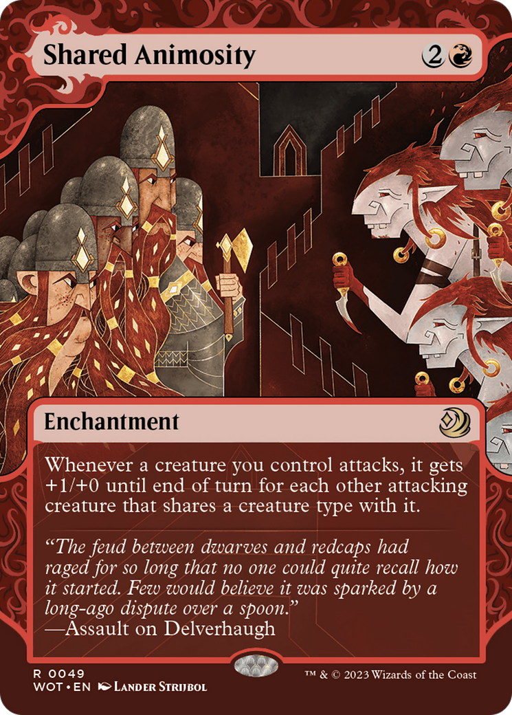 Shared Animosity [Wilds of Eldraine: Enchanting Tales] | Jomio and Rueliete's Cards and Comics