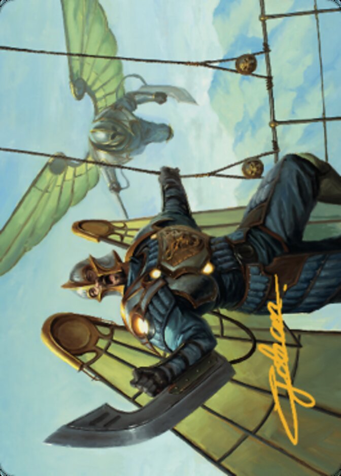 Air Marshal Art Card (Gold-Stamped Signature) [The Brothers' War Art Series] | Jomio and Rueliete's Cards and Comics