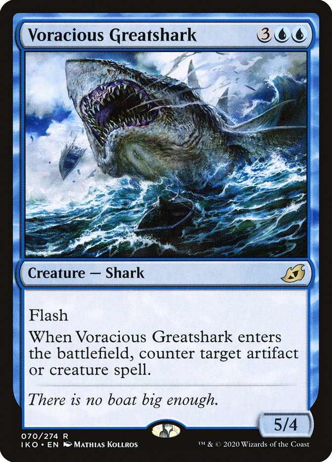 Voracious Greatshark [Ikoria: Lair of Behemoths] | Jomio and Rueliete's Cards and Comics