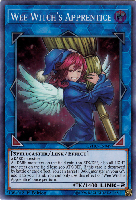 Wee Witch's Apprentice [CYHO-EN049] Super Rare | Jomio and Rueliete's Cards and Comics