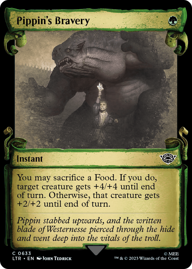 Pippin's Bravery [The Lord of the Rings: Tales of Middle-Earth Showcase Scrolls] | Jomio and Rueliete's Cards and Comics