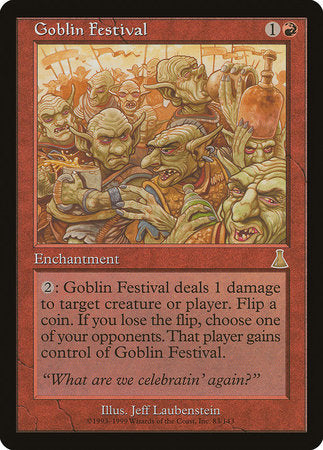Goblin Festival [Urza's Destiny] | Jomio and Rueliete's Cards and Comics