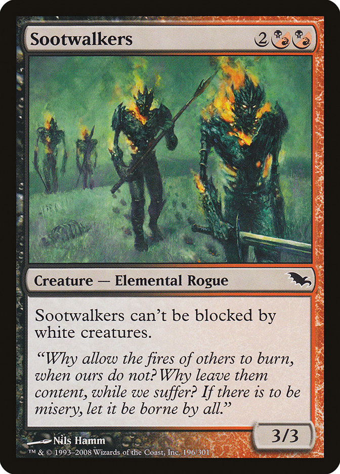 Sootwalkers [Shadowmoor] | Jomio and Rueliete's Cards and Comics