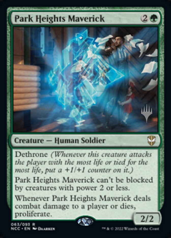 Park Heights Maverick (Promo Pack) [Streets of New Capenna Commander Promos] | Jomio and Rueliete's Cards and Comics