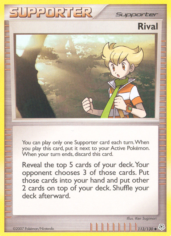 Rival (113/130) [Diamond & Pearl: Base Set] | Jomio and Rueliete's Cards and Comics