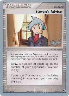 Steven's Advice (83/108) (Bliss Control - Paul Atanassov) [World Championships 2008] | Jomio and Rueliete's Cards and Comics