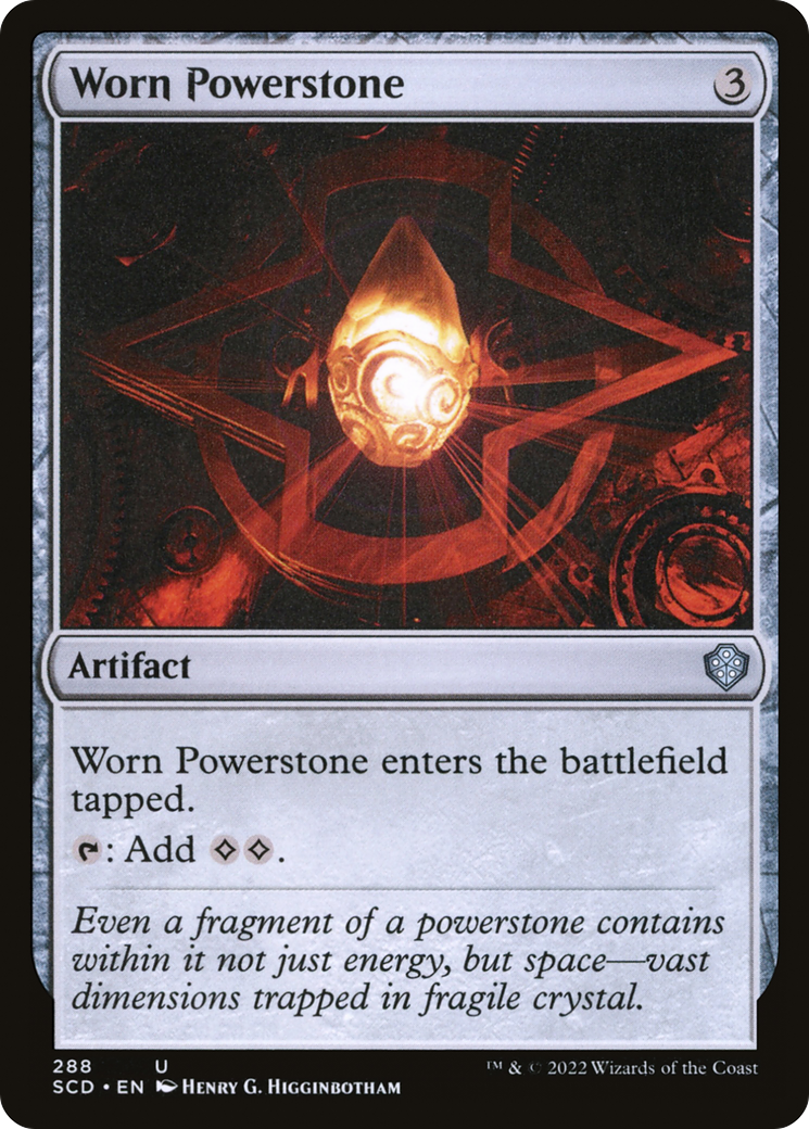 Worn Powerstone [Starter Commander Decks] | Jomio and Rueliete's Cards and Comics