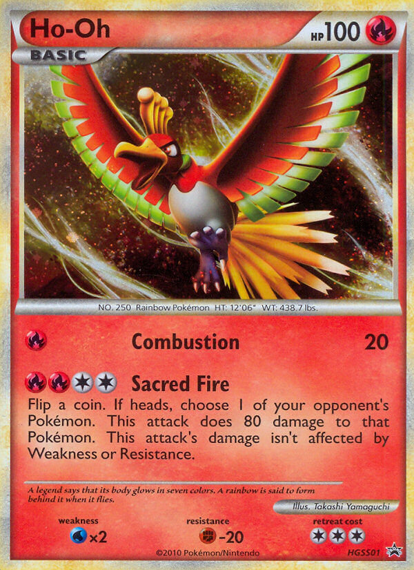 Ho-Oh (HGSS01) [HeartGold & SoulSilver: Black Star Promos] | Jomio and Rueliete's Cards and Comics