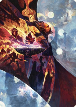 Urza's Command Art Card [The Brothers' War Art Series] | Jomio and Rueliete's Cards and Comics