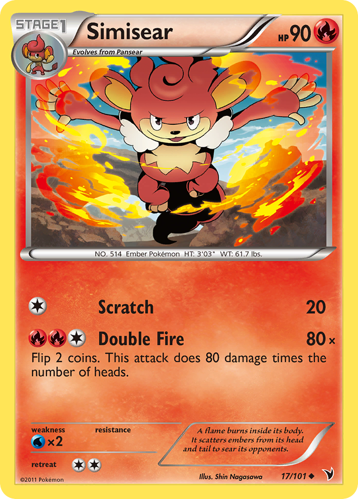 Simisear (17/101) [Black & White: Noble Victories] | Jomio and Rueliete's Cards and Comics