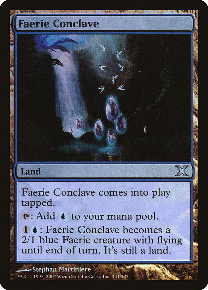 Faerie Conclave (Premium Foil) [Tenth Edition] | Jomio and Rueliete's Cards and Comics