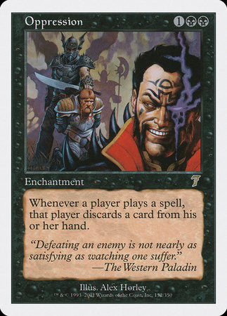 Oppression [Seventh Edition] | Jomio and Rueliete's Cards and Comics