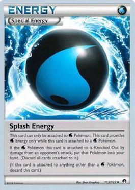 Splash Energy (113/122) (Ninja Blitz - Cody Walinski) [World Championships 2016] | Jomio and Rueliete's Cards and Comics