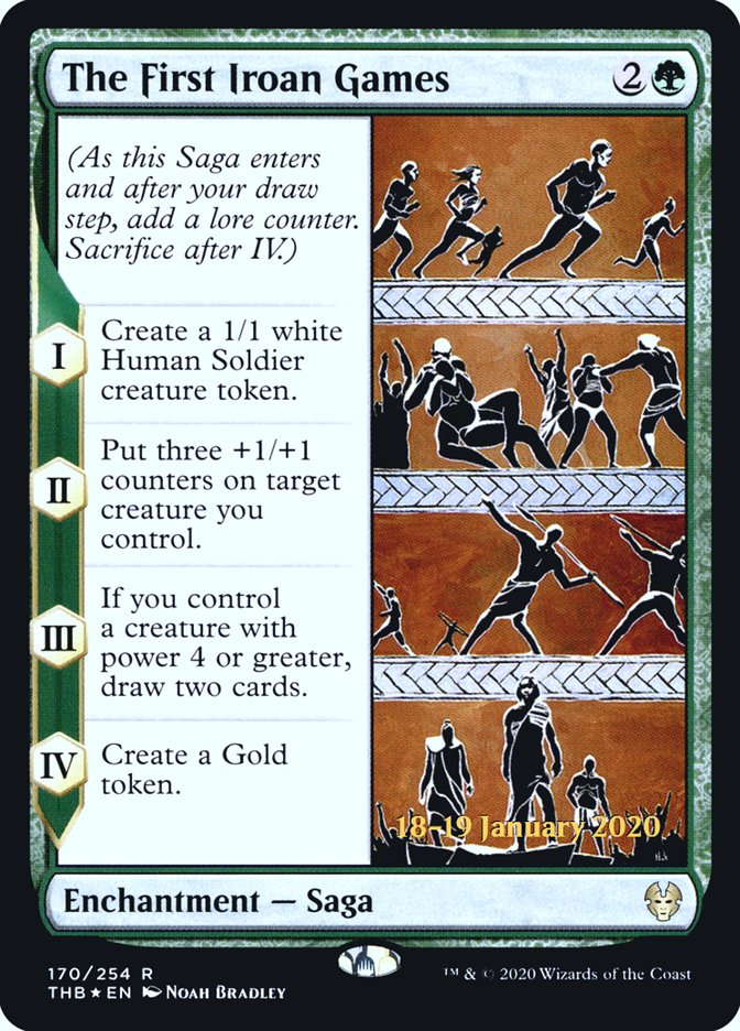 The First Iroan Games [Theros Beyond Death Prerelease Promos] | Jomio and Rueliete's Cards and Comics