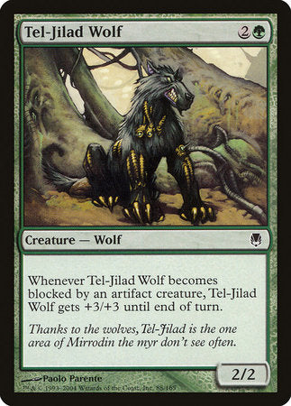 Tel-Jilad Wolf [Darksteel] | Jomio and Rueliete's Cards and Comics
