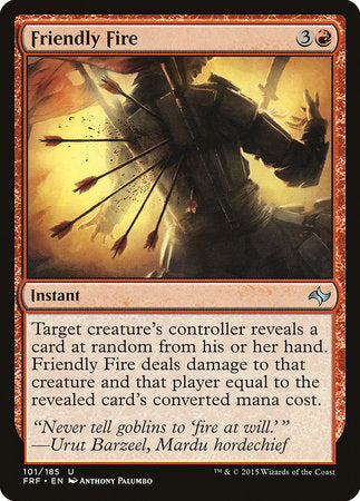 Friendly Fire [Fate Reforged] | Jomio and Rueliete's Cards and Comics