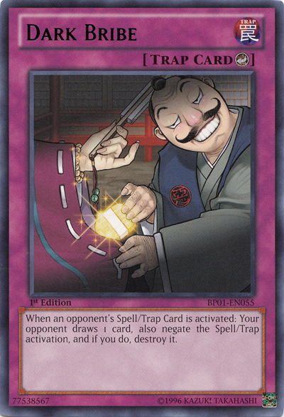 Dark Bribe [BP01-EN055] Rare | Jomio and Rueliete's Cards and Comics