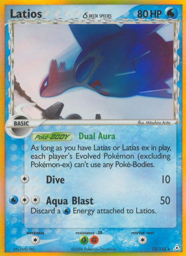 Latios (12/110) (Delta Species) [EX: Holon Phantoms] | Jomio and Rueliete's Cards and Comics