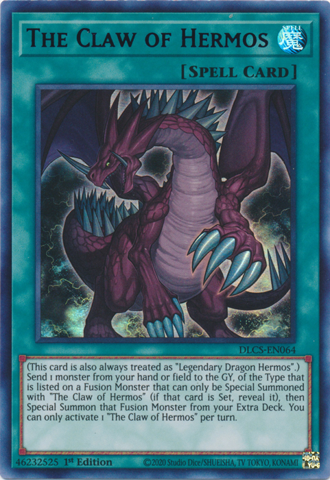 The Claw of Hermos (Purple) [DLCS-EN064] Ultra Rare | Jomio and Rueliete's Cards and Comics