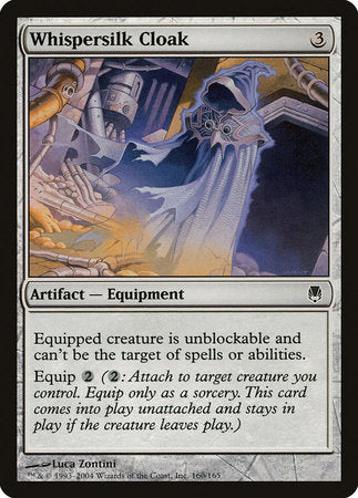 Whispersilk Cloak [Darksteel] | Jomio and Rueliete's Cards and Comics