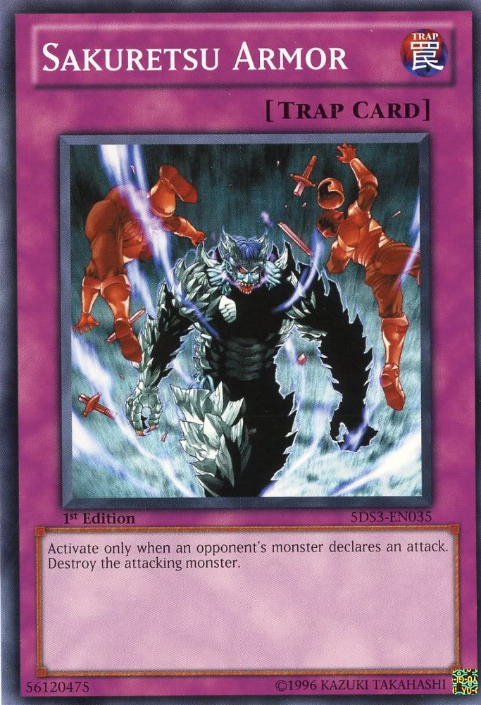 Sakuretsu Armor [5DS3-EN035] Common | Jomio and Rueliete's Cards and Comics