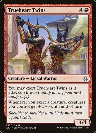 Trueheart Twins [Amonkhet] | Jomio and Rueliete's Cards and Comics