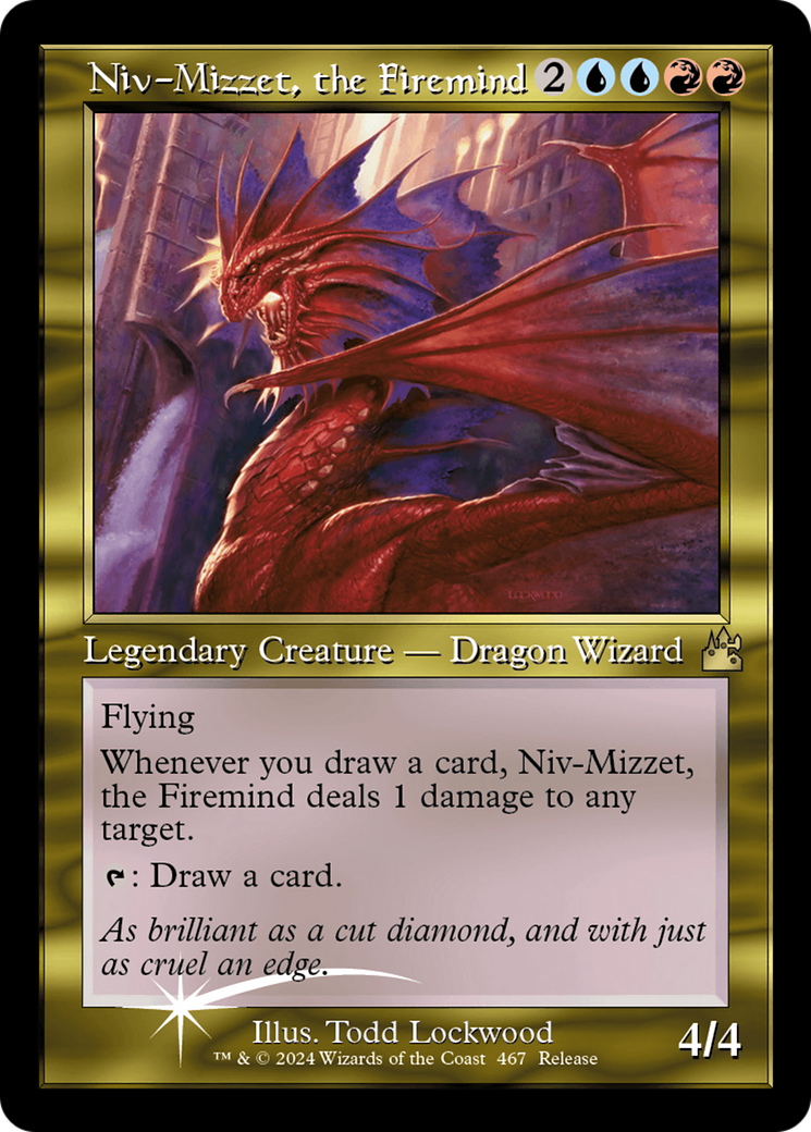 Niv-Mizzet, the Firemind (Retro Frame) [Ravnica Remastered] | Jomio and Rueliete's Cards and Comics