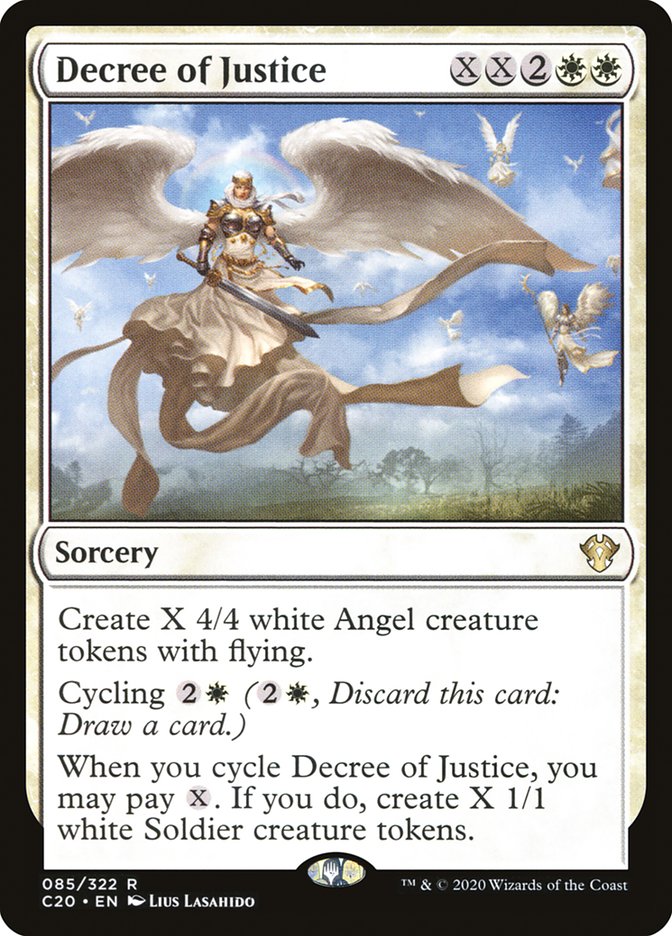 Decree of Justice [Commander 2020] | Jomio and Rueliete's Cards and Comics